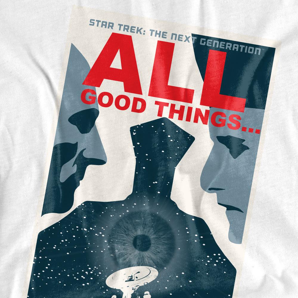 STAR TREK Unisex Adult The Next Generation Season 7 Episode 25 T-Shirt