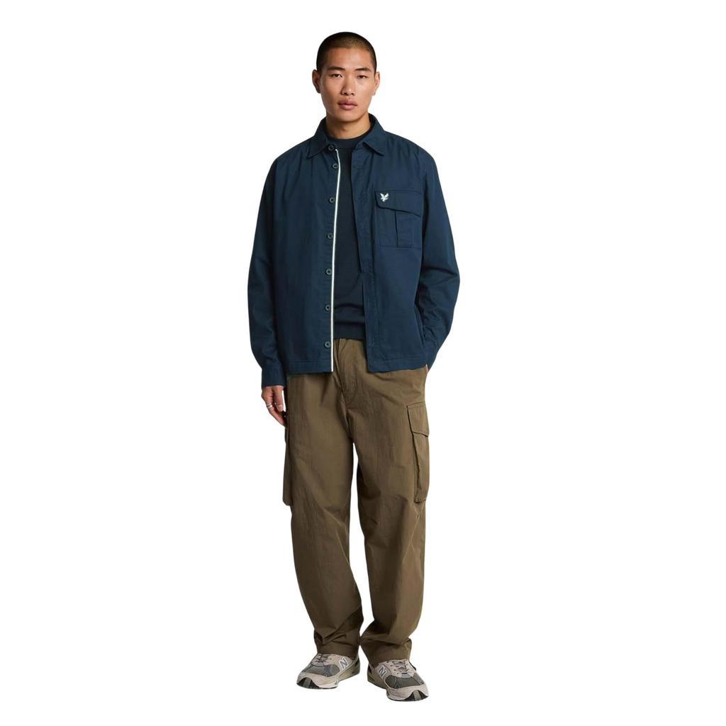 Lyle & Scott Mens Pocket Pleated Overshirt