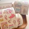 Cute Winter Girl Diary Tape Stickers Roll