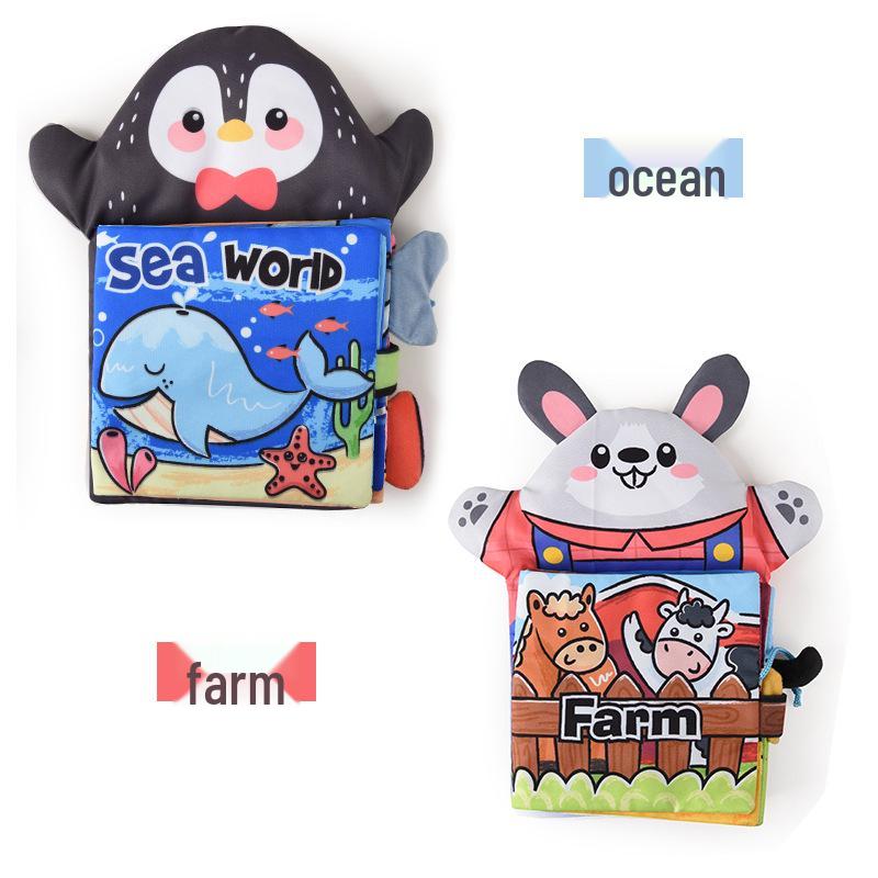 Bite-Resistant Interactive 3D Finger Cloth Book for Early Childhood Learning