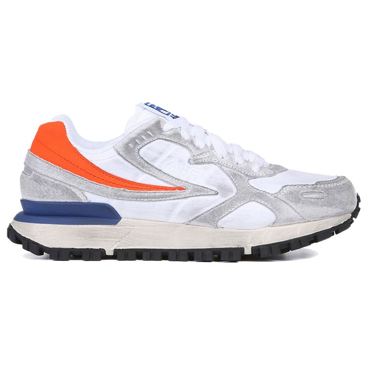 FILA Zagato Washing Comfortable Versatile Low-Top Lifestyle Casual Shoes Unisex sneaker Gray White 1RM01579D_817