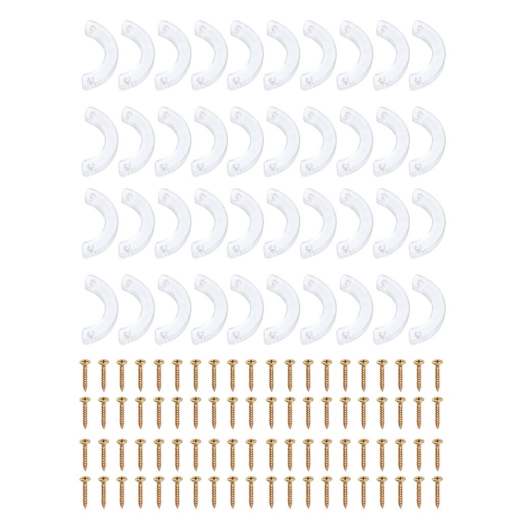 Pack of 250 Convenient Solution Easy To Use Drawer Repair Tool Not Slip Clip Set for Loose Drawers Fix & Stabilize Easy