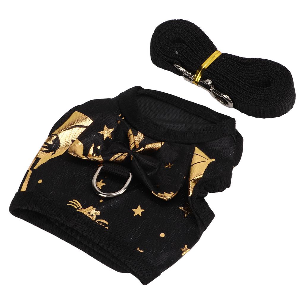 Rabbit Harness Leash Adjustable Soft Nylon Bunny Vest for Rabbit Ferret Bunny Kitten Guinea PigL