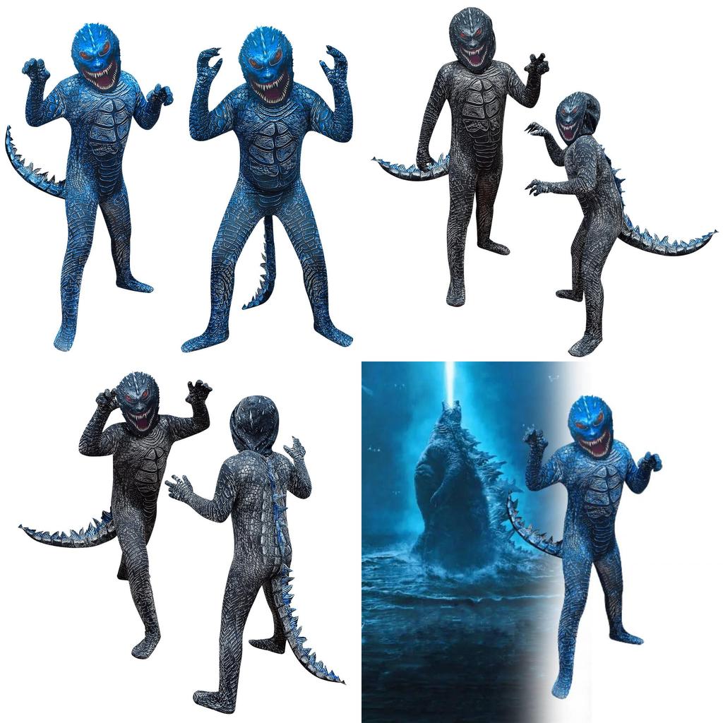 Monster Performance Costume For Boys Durable Acetate Fiber Safe For All Seasons