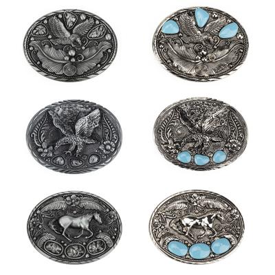 Tjur-/örnformat bältesspänne för vuxna, unisex, kläder, accessoarer, western, cowboyspänne för midjebälte för vuxna, gör-det-själv-material