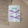 Bowknot Hair Clip Female Girls Hair Pins Mini Grab Clips with Ribbon Design Hair Accessories for Daily Wear and Parties