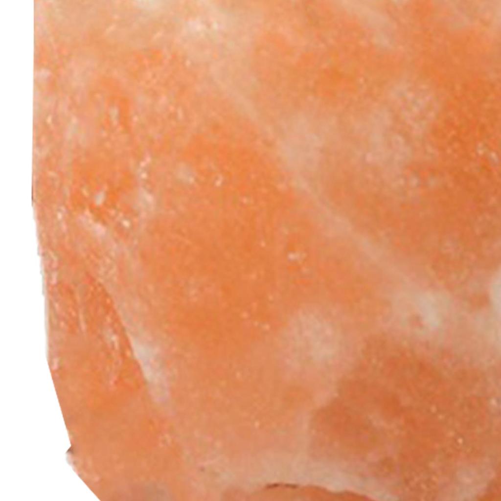 Crystal Salt Candle Lamp Soothing Odor Orange Natural Light Effect Tabletop Decoration Lamp