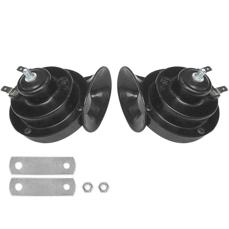 2PCS 60dB Air Horn for Car Snail Electric Horn 12V Power Supplies Boat Motorcycles Automotive Loud Speaker Sound Signal