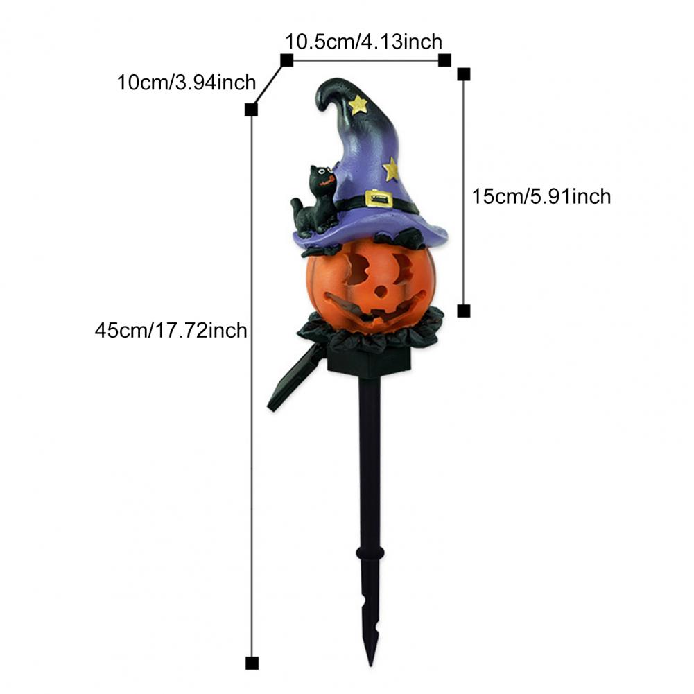 45cm Solar Kürbis Wegleuchten Halloween Kürbislaterne Verandalicht Halloween Leuchtende Kürbislaterne Stecker Gartendeko