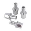 4PCS 12mm Hex Wheel Hub Drive Adaptor Extension Column Metal Nut 12/15/17/20/25mm for 1/10 RC Crawler Axial SCX10 TRX4