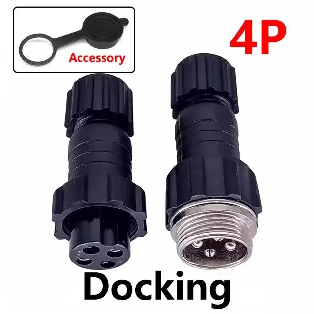 5/20Sets GX16 Aviation Connector M16 Waterproof Back Nut Docking Male&Female Plug And Socket 2/3/4pin 5pin 6pin 7pin 8pin 9pin
