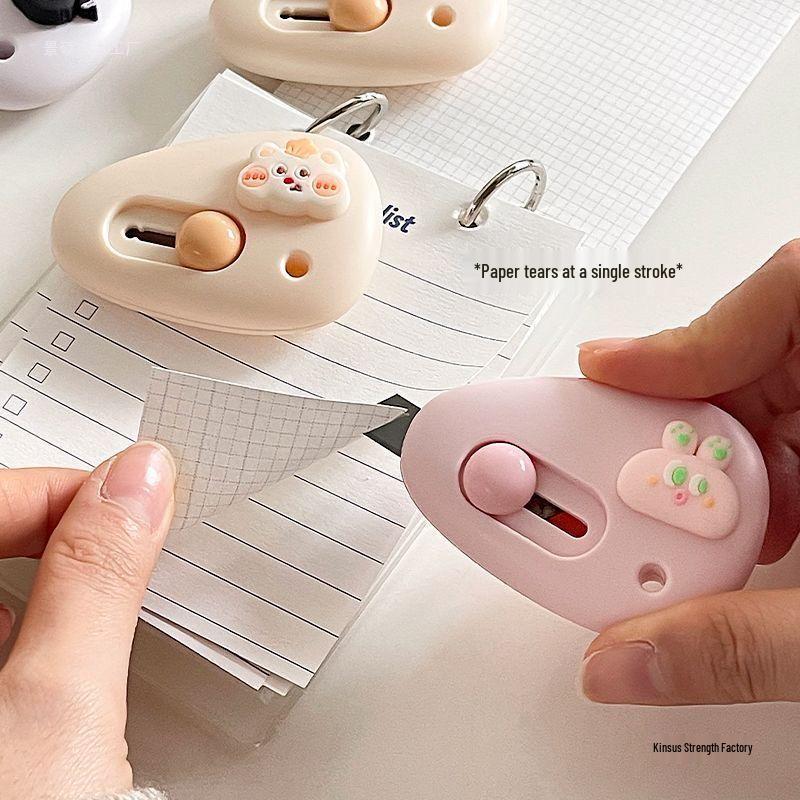 High-Value Compact Handmade Utility Knife: Cute Mini Student Box Cutter