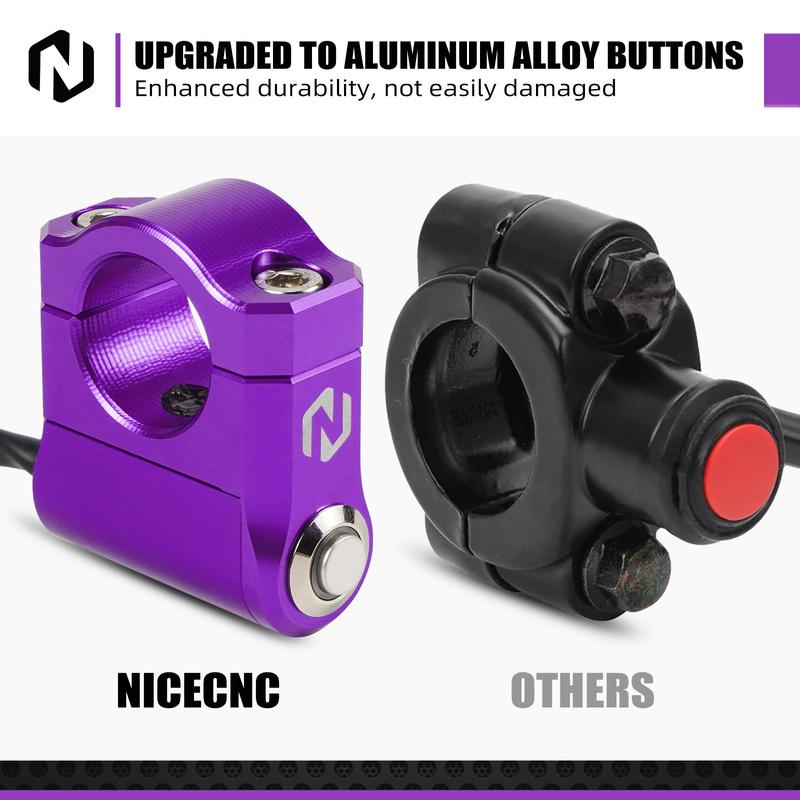 NICECNC For Surron light bee X S L1E 2017-2025 Electric Dirt Bike Aluminum Plug and Play Headlight Switch For Segway X160 X260