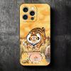 Cartoon Fat Tiger Funny Soft Phone Case for iPhone 16 16E 17 Air 15 Pro Max 14 Plus 13 Mini 11 12 7 Black Cover Back Shell