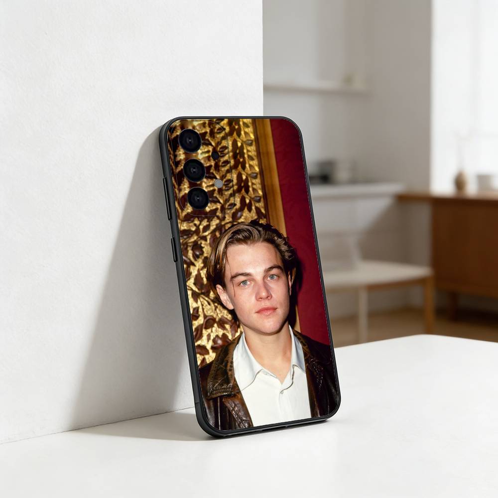 L-Leonardo DiCaprio Phone Case For Samsung S25,S24,S21,S22,S23,S30,Ultra,S20,Plus,Fe,Lite Black Shell