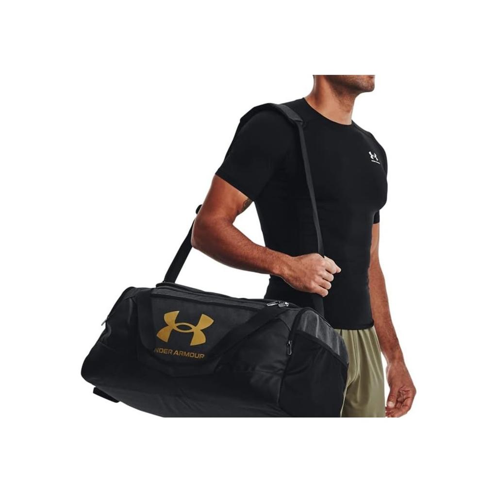 New Under Armour Polyester Travel Bag, Handbag, Shoulder Bag, Crossbody Bag, Gym Bag Unisex Black 1369222-002