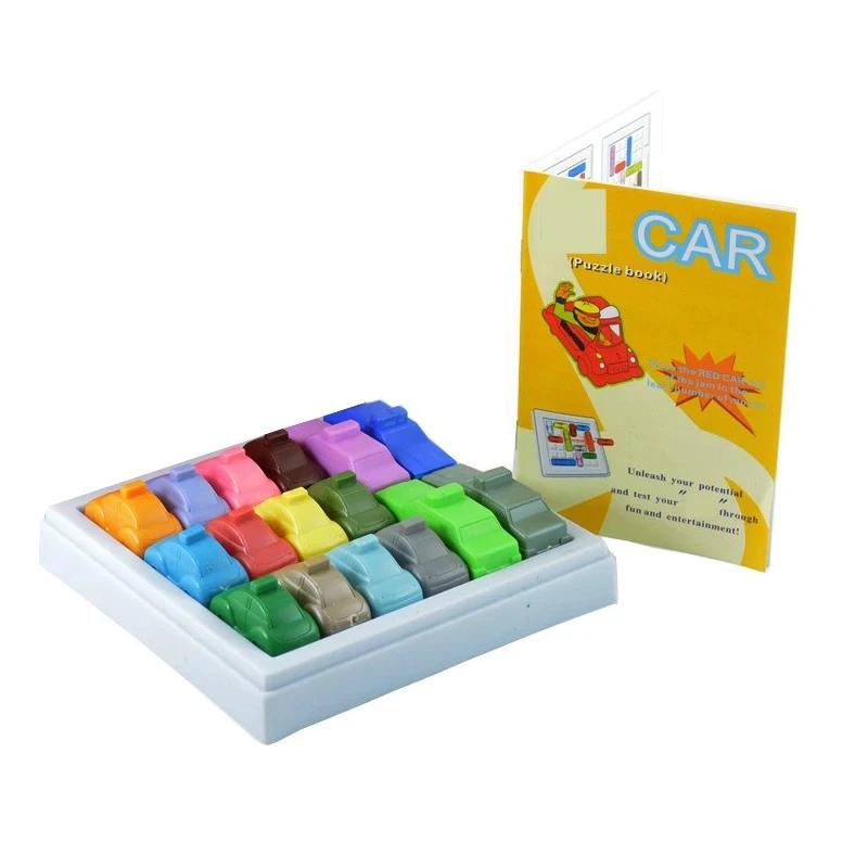 Puzzle traffic rush hour game, racing rush hour car Huarong Road logical reasoning desktop game, children's puzzle toys, childre