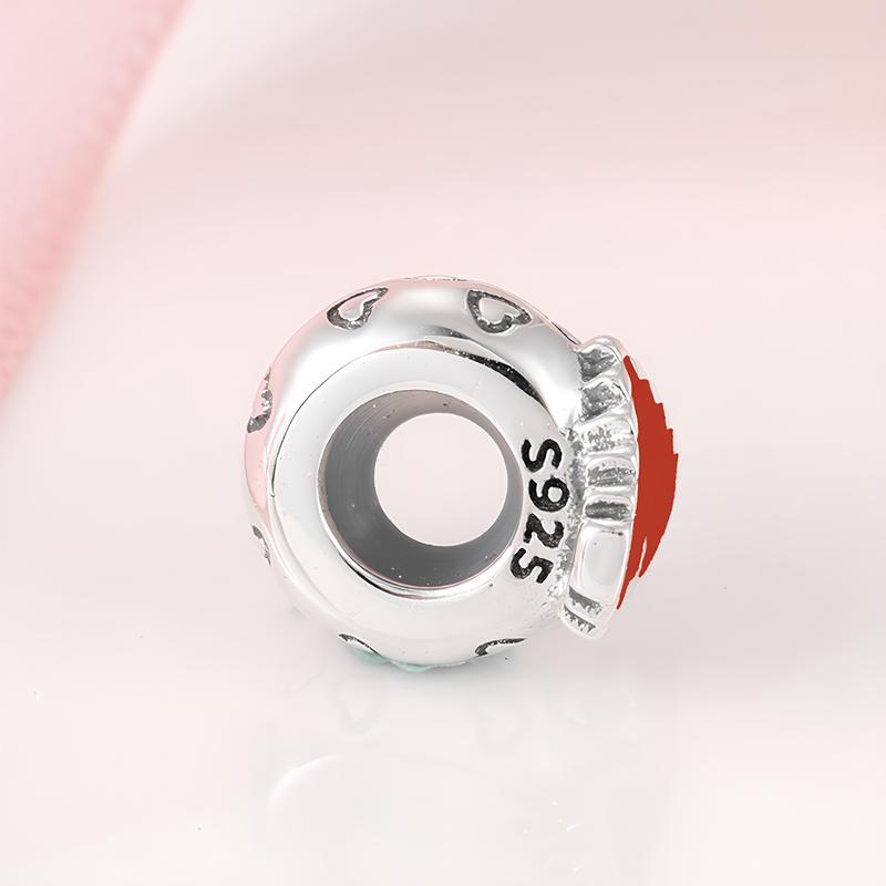 Charms Do Pandora Zawieszka Charms Stoper Czerwone Serduszko Srebro 925 Charmsy Trusky
