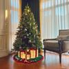 Add Festive Atmosphere Under Tree Mat Comfortable Touch Christmas Tree Foot Cover  Home