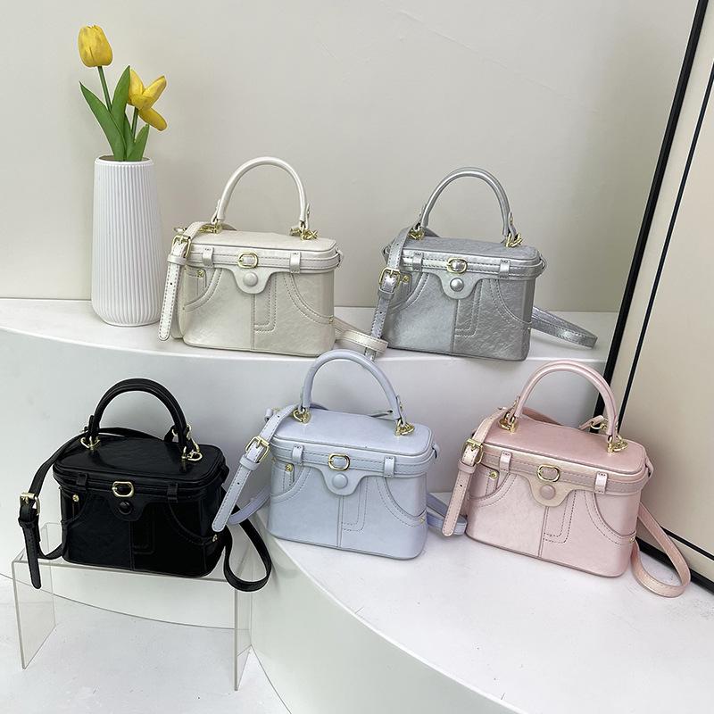 Bags Fashion Versatile Box Bag Autumn 2025 New Denim Shoulder Bag Women's Versatile Crossbody Cosmetic Bag