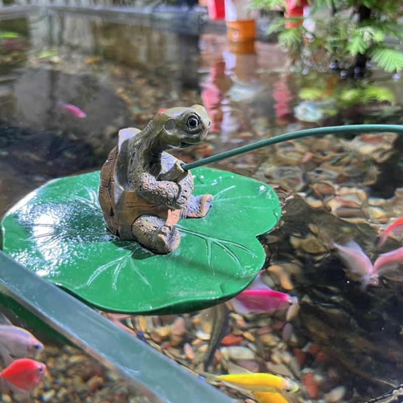 Friendly Turtles Decoration Resin Craft For Aquarium Landscaping And Garden Design