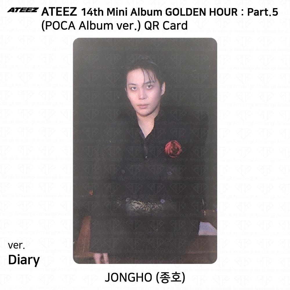 ATEEZ 14° Mini Album Golden Hour Parte.5 Album POCA ver. Photocard DIARY VER
