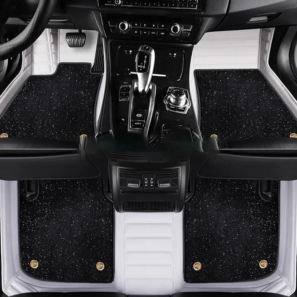 Custom Car Floor Mats Carpets For Citroen C4 Coupe 2004-2011 Auto Double Layer 5D Carpets Foot Coche Accessorie Floor Liner
