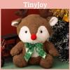 Christmas Reindeer Plush Toy With Soft Short Pile For Holiday Decorations And Gift Giving