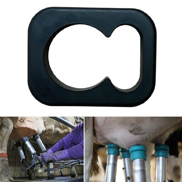 Professional Rubber Fastener Hose Clamp For 16X27Mm Dairy Hose And 7X14Mm Two Air Tube In Cattle Ranching Milk Machine