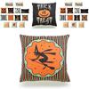 Pumpkin Design Throw Pillow Case For Halloween Sofa Decor 45x45cm**