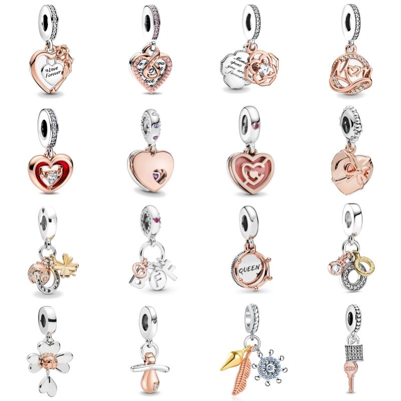 Fine Copper And Rose Gold Plated Sun Crown Pendat Fit Original Bracelet Trinket Necklace Jewelry Sunflower Charms