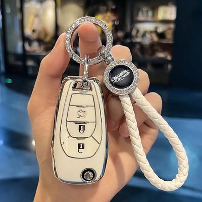 For Chevrolet Chevy Cruze Blazer Monza Malibu Aveo Captiva Spark Tpu Shell Fob Flip Remote Car Key Car Key Cover Case Protector