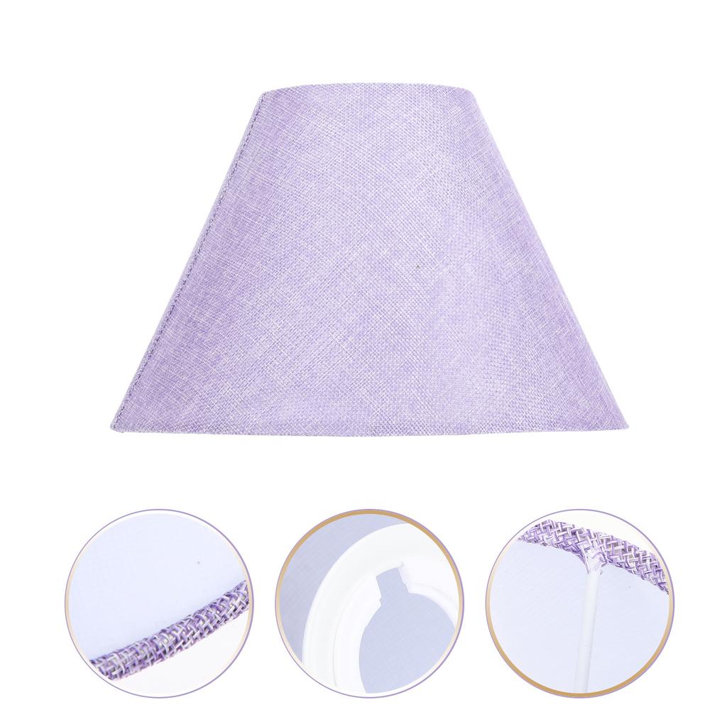E14 E27 Light Socket Linen Lampshade for Desk Wall Lamps Home Hotel Bedroom Study Accessories Small Lampshade Lampshades Small