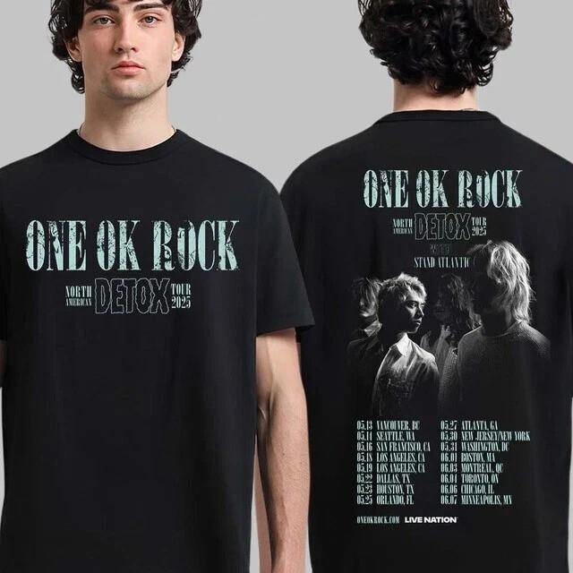 One Ok Rock Detox North America Tour 2026 T-Shirt Full Size 5XL BL1526 XXL