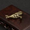 1pc Mini Kangaroo Figurine Vintage Brass Small Kangaroo Statue Vintage Animal Sculpture Fengshui Ornament For Home Office Decor