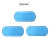3pcs PU Leather Bags Bottom Oval Round Long Knitting Make Crochet For Homemade DIY Weaving Supplies Home Making Decor