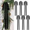 6Pcs Velvet Christmas Bows Extra Large Festive Ribbon Decor for Wreaths Tree Toppers Gift Wrapping Reusable Holiday Decorations