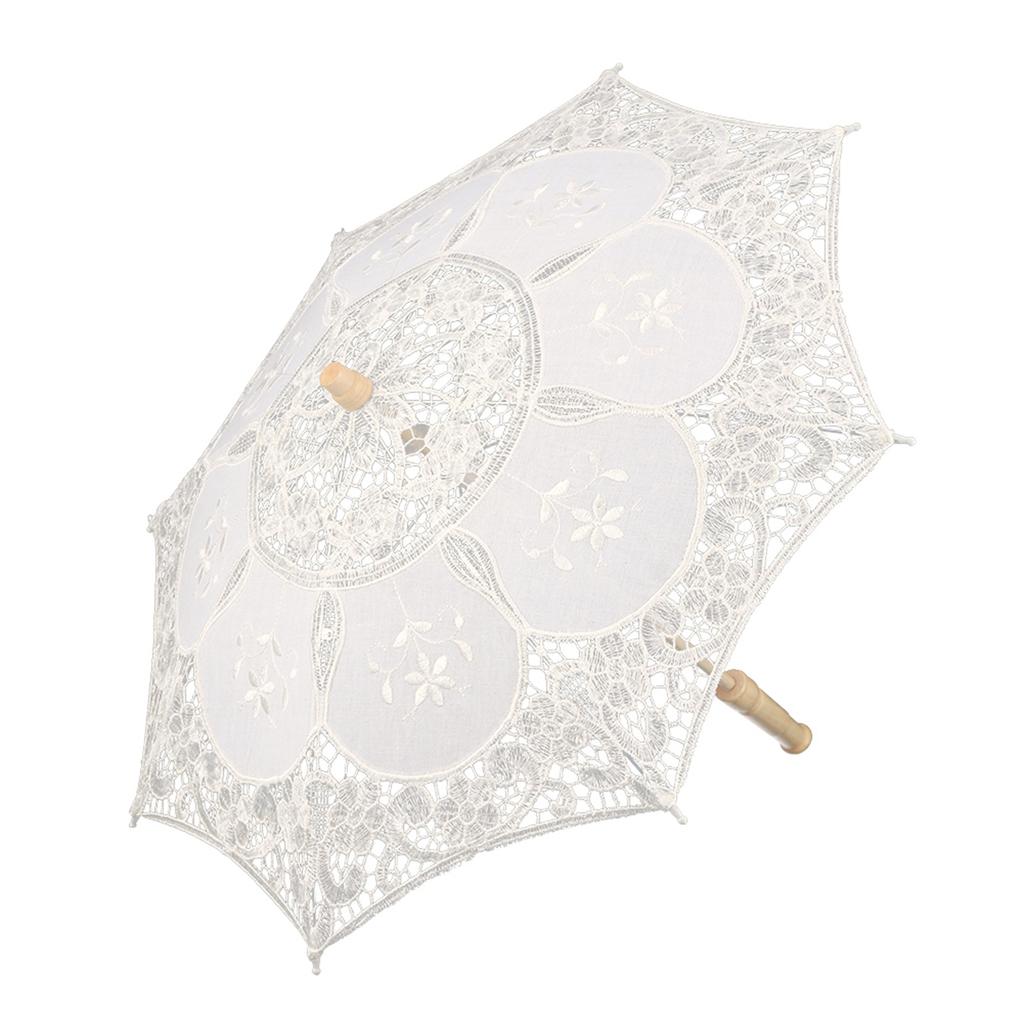 West   Bridal Lace Umbrella Parasol Banquet Stage Photography Prop Wedding Supplies