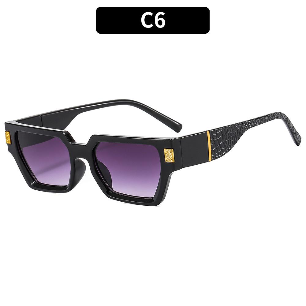 New Women Rectangle Vintage Sunglasses Brand Designer Retro Points Sun Glasses Female Lady Eyeglass Luxurious Sunglasses Eyewear