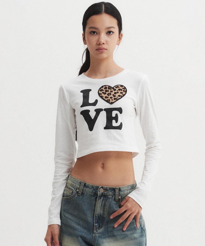 Diaeneseualumeon Leopard Long Sleeve White