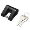1/4" Zinc Alloy Small Trailer Lockstitch Trailer Hitch Coupler Lock For Locking Hauling Security Towing Tow Bar