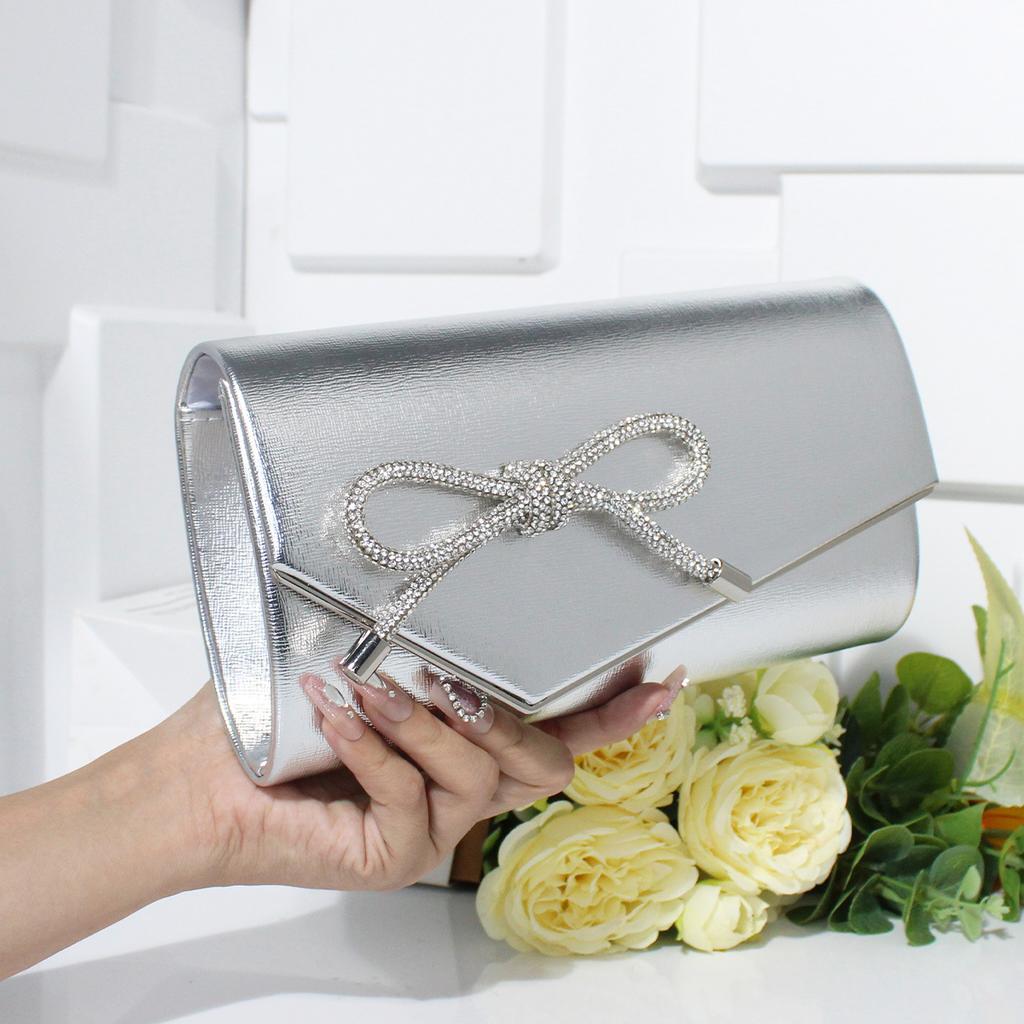 Women Envelope Evening Bag Ladies Chain Shoulder Bags Long Purse Handbag Female Wedding Party Clutch Bags Makeups Phone Storage