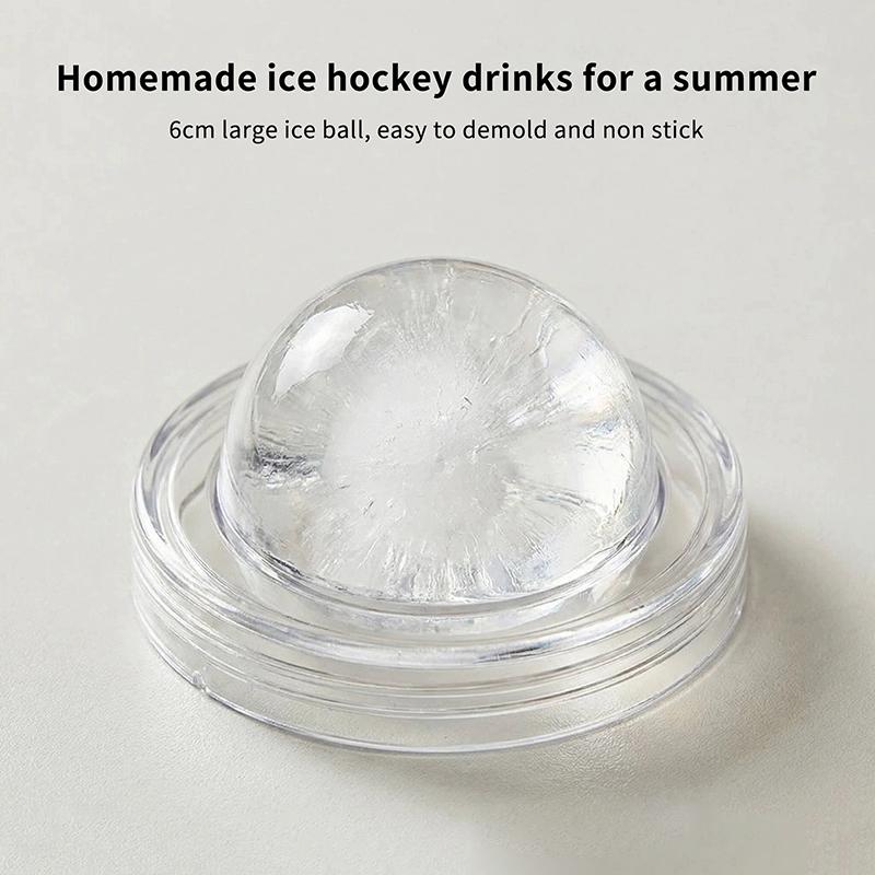 2-In-1 Collapsible Silicone Ice Ball Cup Reusable Portable Ice Sphere Mold With Straw Lid For Coffee Juice Drinks