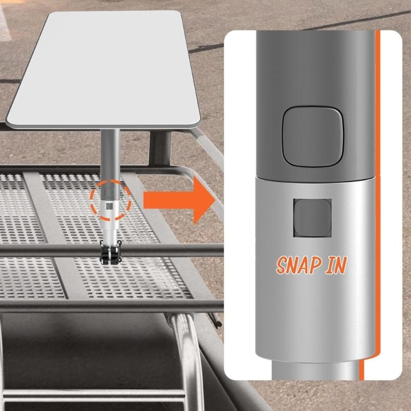 Ladder Mount 0.8-1.17'' Installation Range Mount for Roof/SUV/Outdoor Aluminum Mount