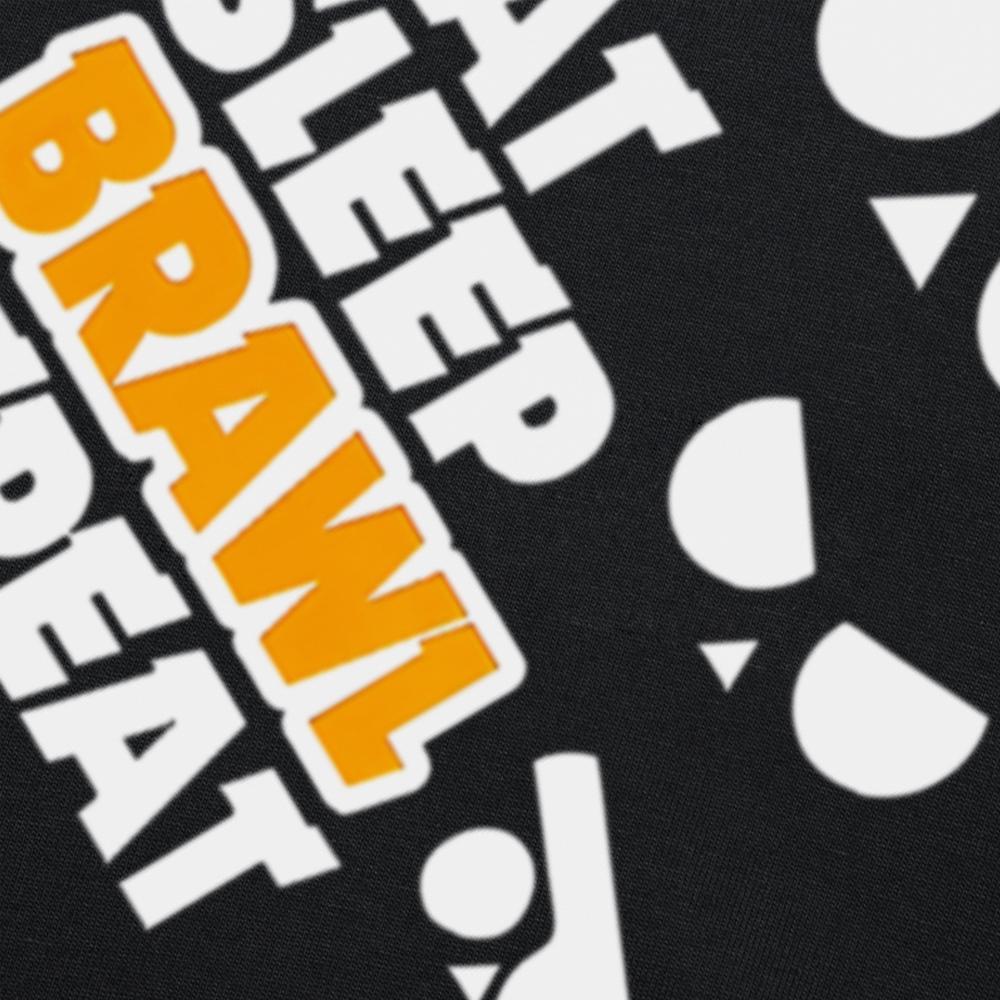 Casual Wear Eat Sleep Brawl Repeat Gamer Mobile Game Brawl with Stars T-Shirt Graphics Fitted T Shirts Women Men Clothing Top