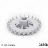 Compatible 24-Tooth Crown Gear for Lego 3650 MOC Building Blocks