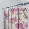 Floral Bath Curtain Set With Watercolor Design Pink Orchid Shower Curtains For Bathroom Decor Modern Home Decorative Shower Pane