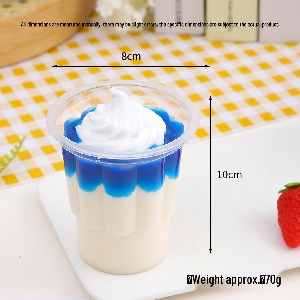 PU Simulation Sundae Cup: Ice Cream Display Props for Photography