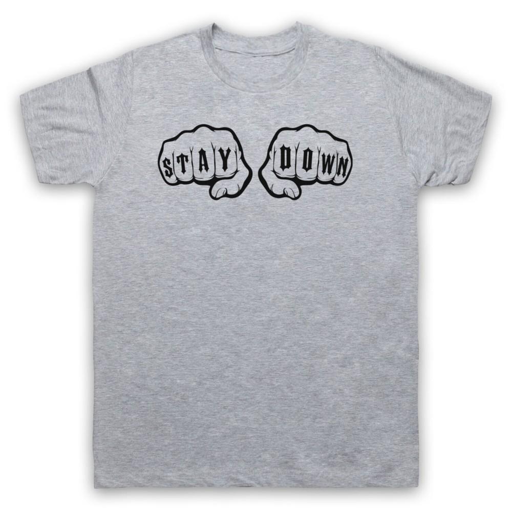 

Stay Down Mma Fighting Slogan Mixed Martial Arts Cool Mens And Womens T-Shirt M