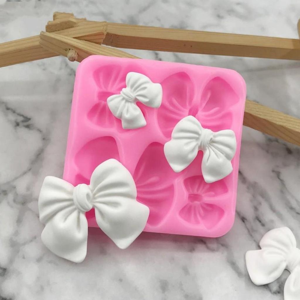 4 Style Butterfly Knot Silicone Molds DIY Cute Butterfly Cake Decoration Pastry Kitchen Baking Accessories Tools
